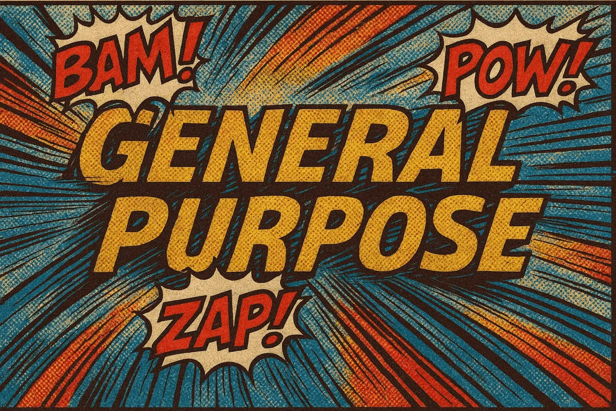 Classic Comic Book image example generated with ChatGPT