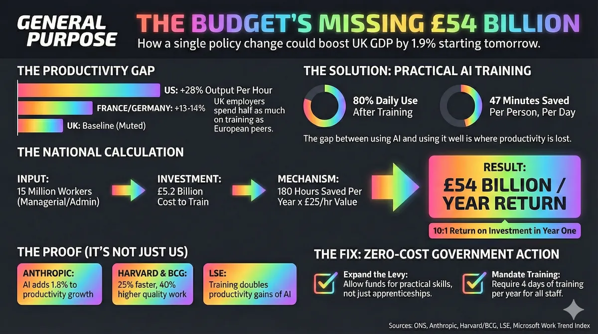 AI Skills: The Budget’s Missing £54 Billion Windfall