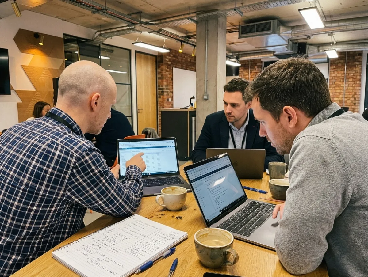 AI training workshop close-up